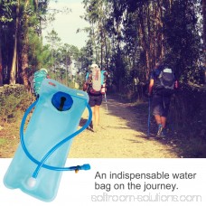 2017 New 2L Portable Size Bicycle Bike Cycling Mouth Water Bladder Bag Hydration Outdoor Camping Sports Hiking Water Bag Blue 569900671